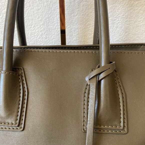 Stella McCartney Olive Green Faux Leather Beckett Boston Bag - Picture 4 of 14